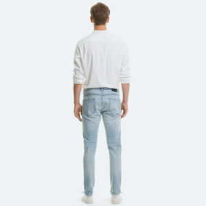 Slim Trapered Rip Jeans